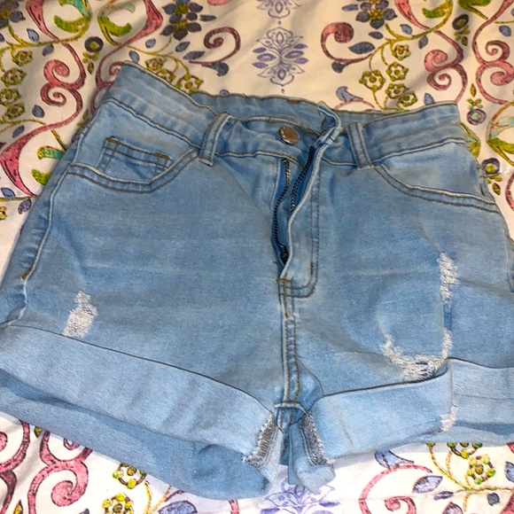 shein womens jean shorts - Picture 1 of 2